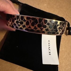 BRAND NEW Coach Signature Enamel Bangle